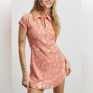 Urban Outfitters Arlo Zip Up‎ Mini Dress